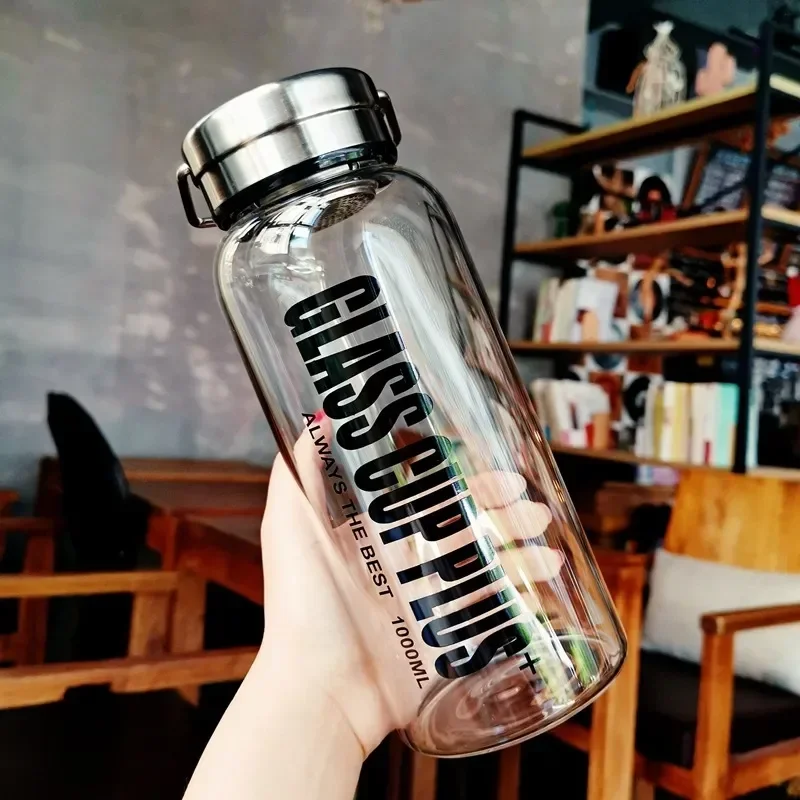 2L 유리 물병(스트랩 포함), 스포츠 물병, 야외 여 - Outdoor Sport Glass Water Bottle 리뷰 및 가격